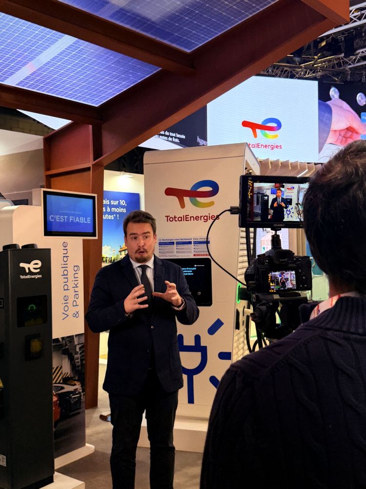 Interview de l'Institut Quorum sur le stand TotalEnergies